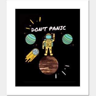 Starman don't panic Posters and Art